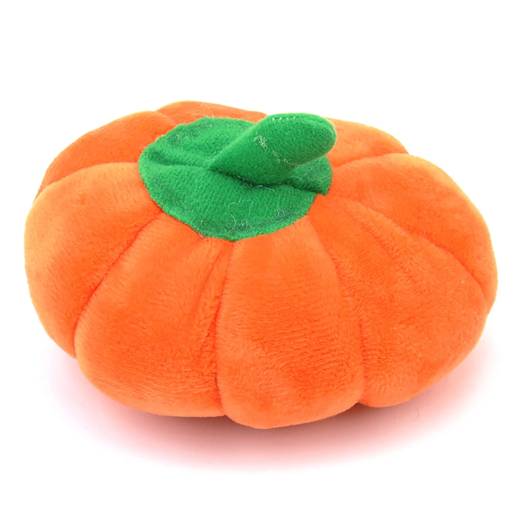 Plush fruit bite chew toys